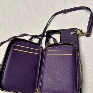 Crossbody Wallet Case for iPhone 12 Pro Max,Wallet Case/Card Holder & strap